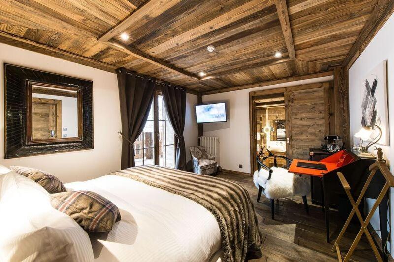 Le Chalet Blanc Межев Экстерьер фото