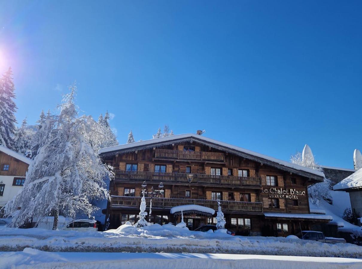 Le Chalet Blanc Межев Экстерьер фото